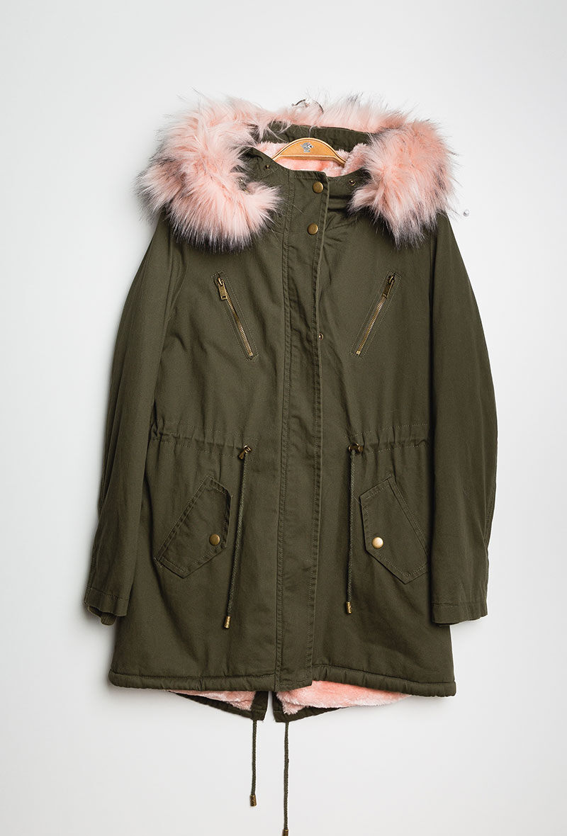 Großhändler Softy Paris - Parka mit Pelzfutter