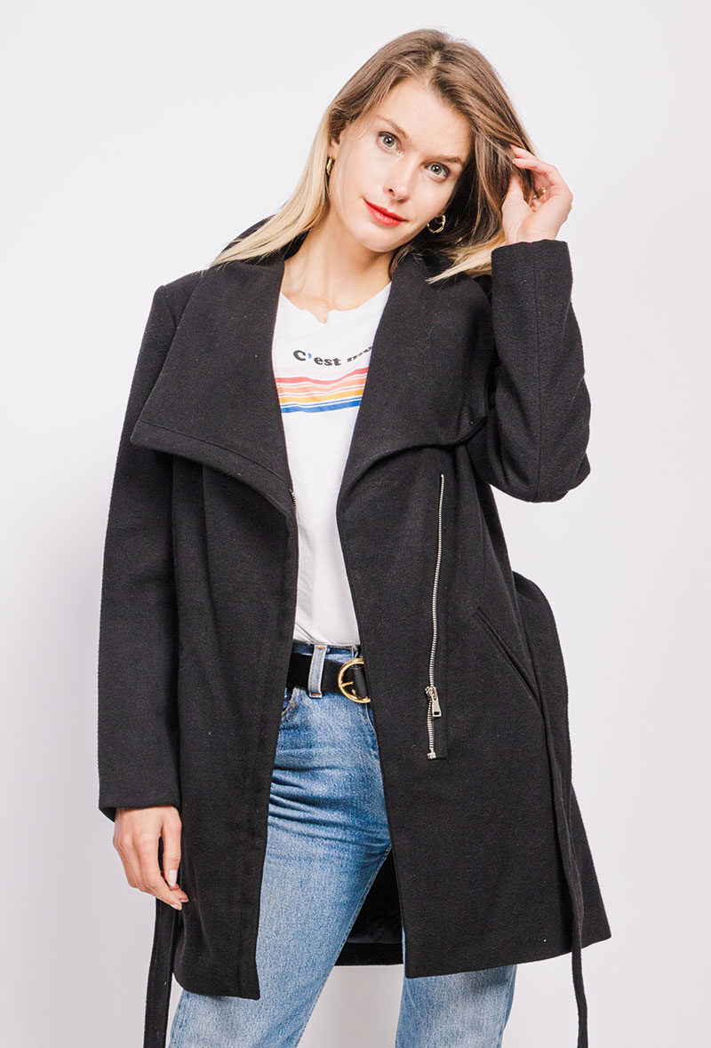 Grossiste Softy Paris - Manteau ceinturé