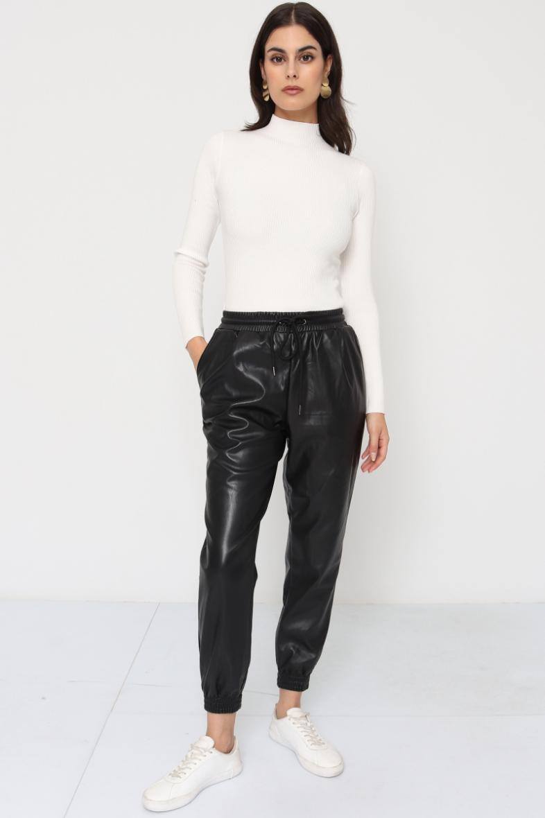 Grossiste Softy Paris - Panthalon jogging simili cuir
