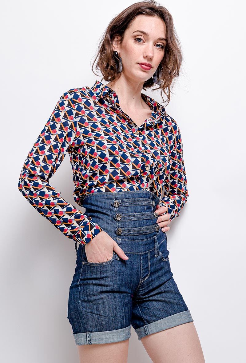 Grossiste Softy Paris - Short en jean taille haute