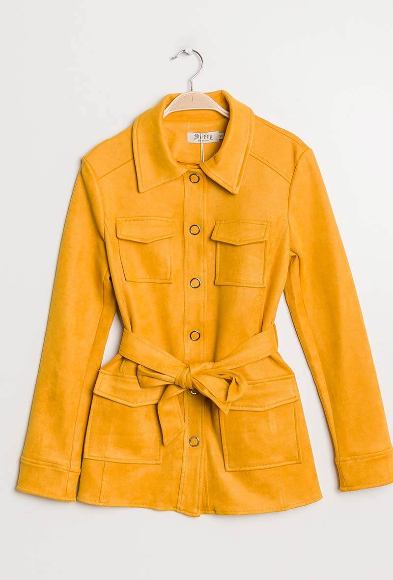Großhändler Softy Paris - Safarijacke mit Gürtel