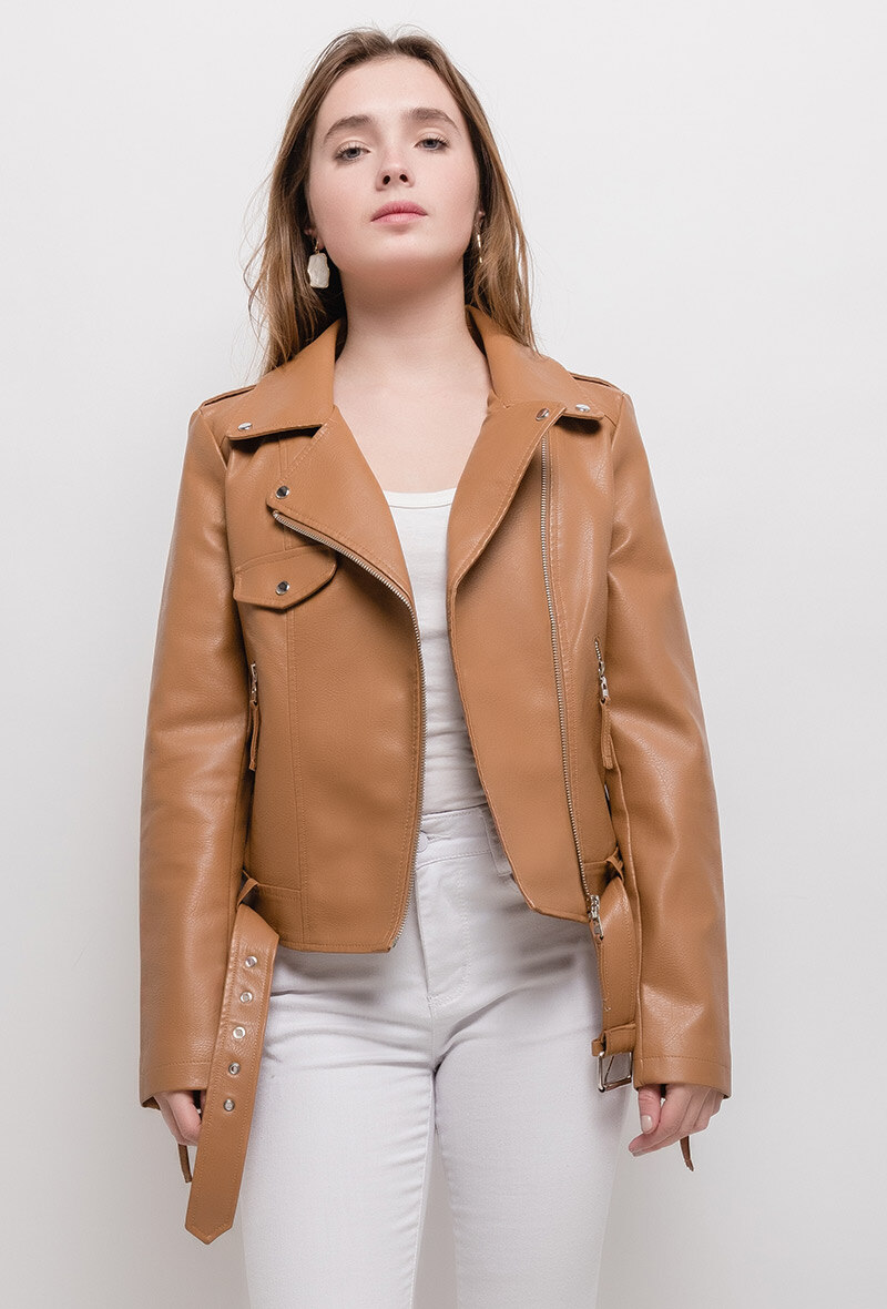Grossiste Softy Paris - Veste perfecto en simili cuir