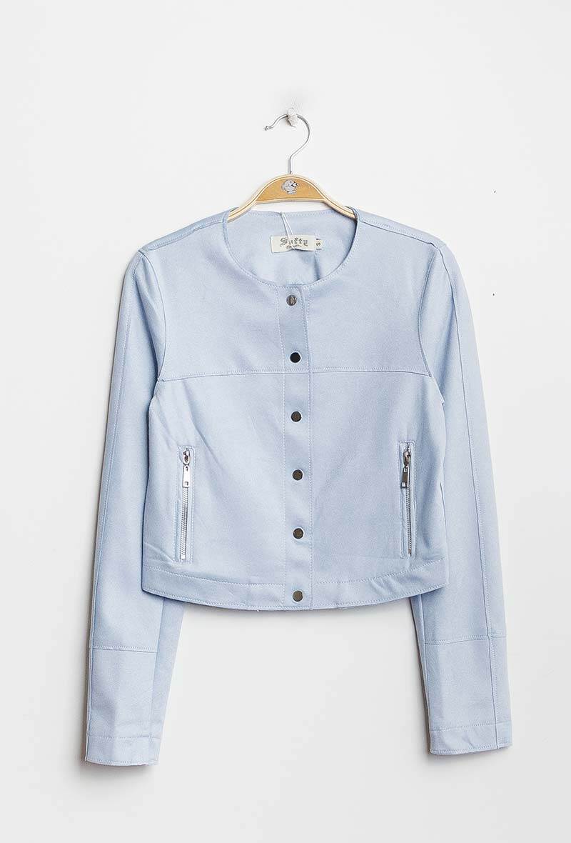 Wholesaler Softy Paris - Suede cropped jacket