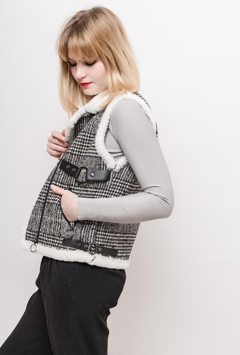Grossista Softy Paris - Gilet senza maniche a quadri
