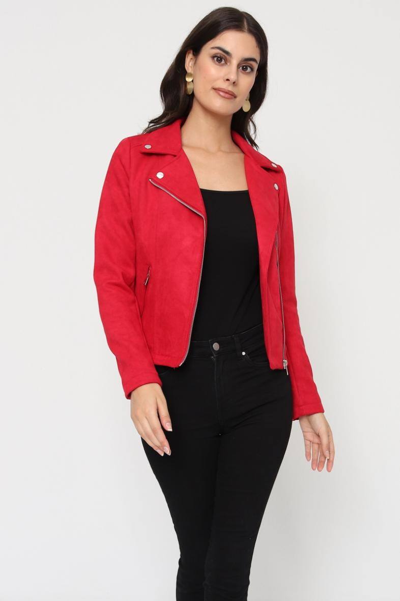 Grossiste Softy Paris - Veste perfecto effet daim