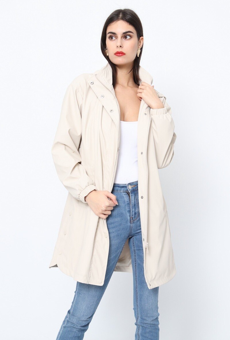 Mayorista Softy Paris - Parka impermeable con capucha