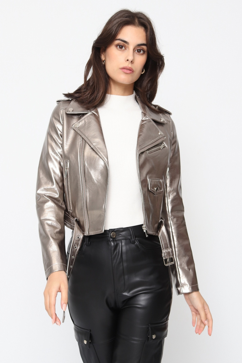 Grossiste Softy Paris - blouson perfecto en vinyle