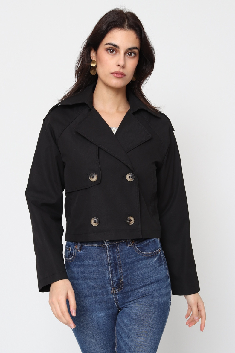 Mayorista Softy Paris - Chaqueta corta de gabardina