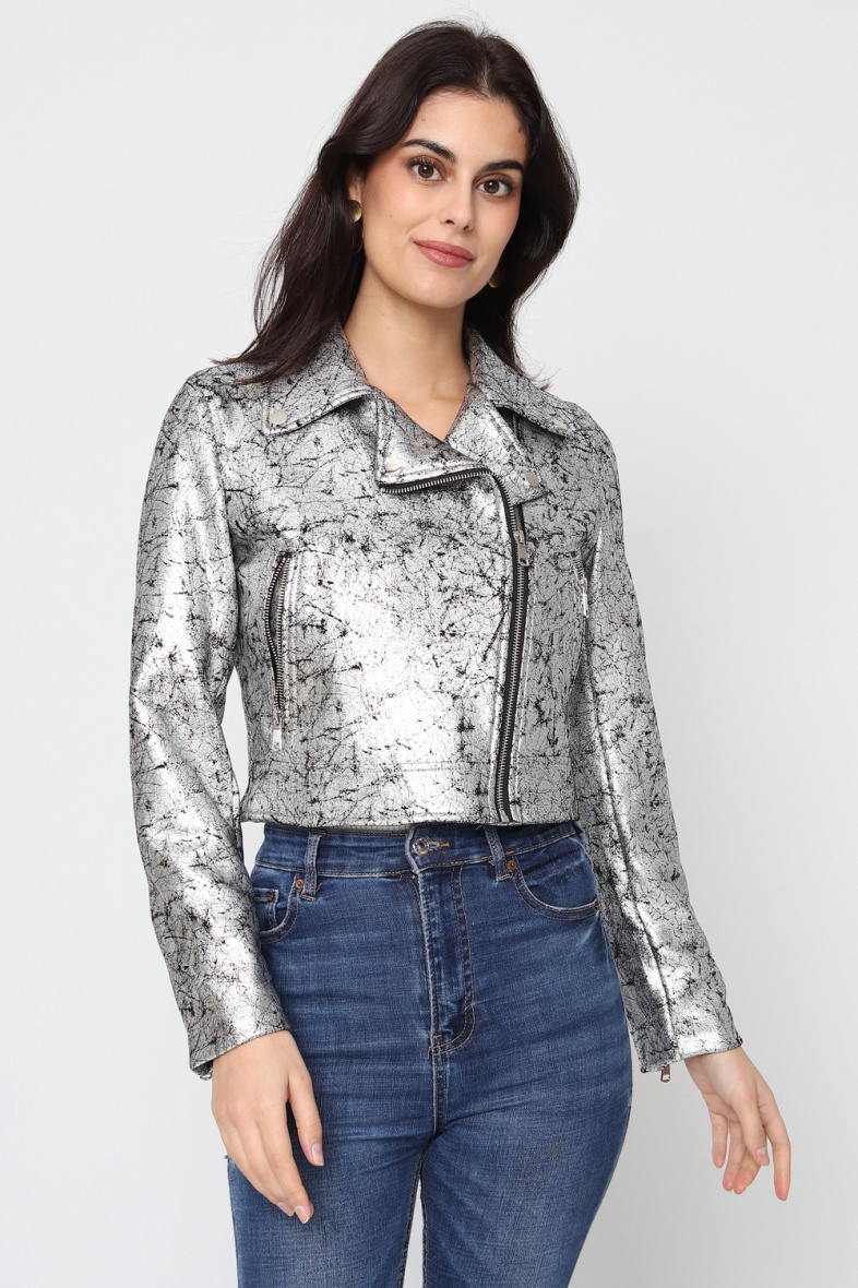 Grossiste Softy Paris - VESTE PERFECTO EN SUEDINE