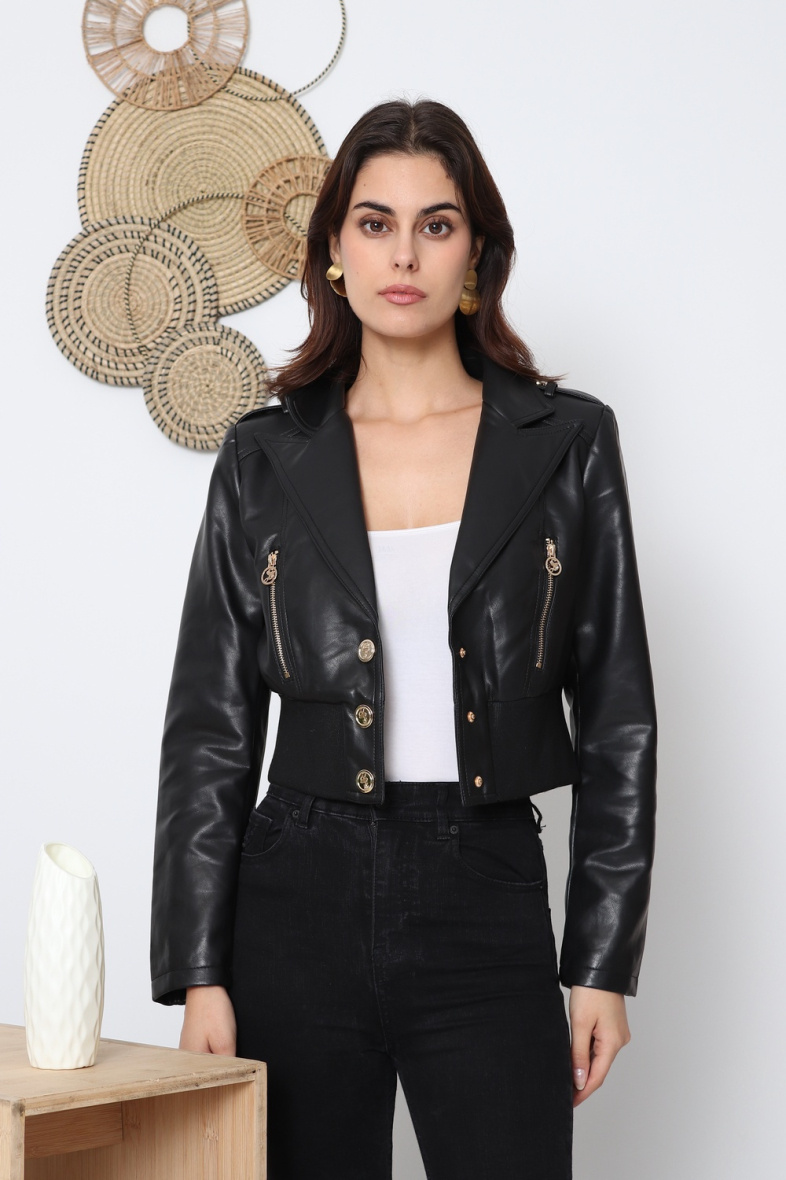 Grossista Softy Paris - Blazer in ecopelle