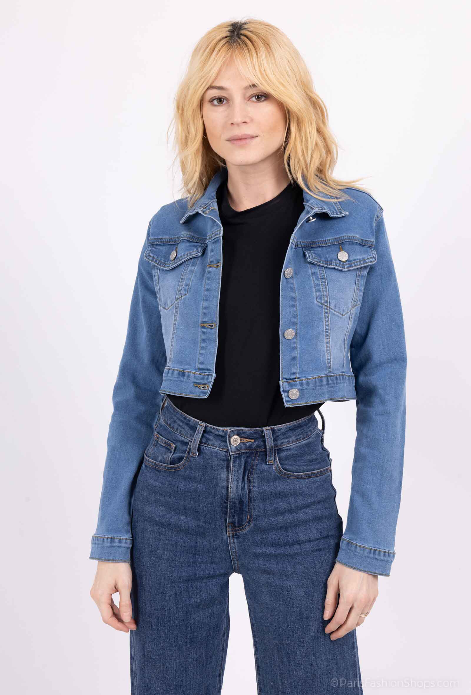 Grossista Softy Paris - Giacca corta in denim