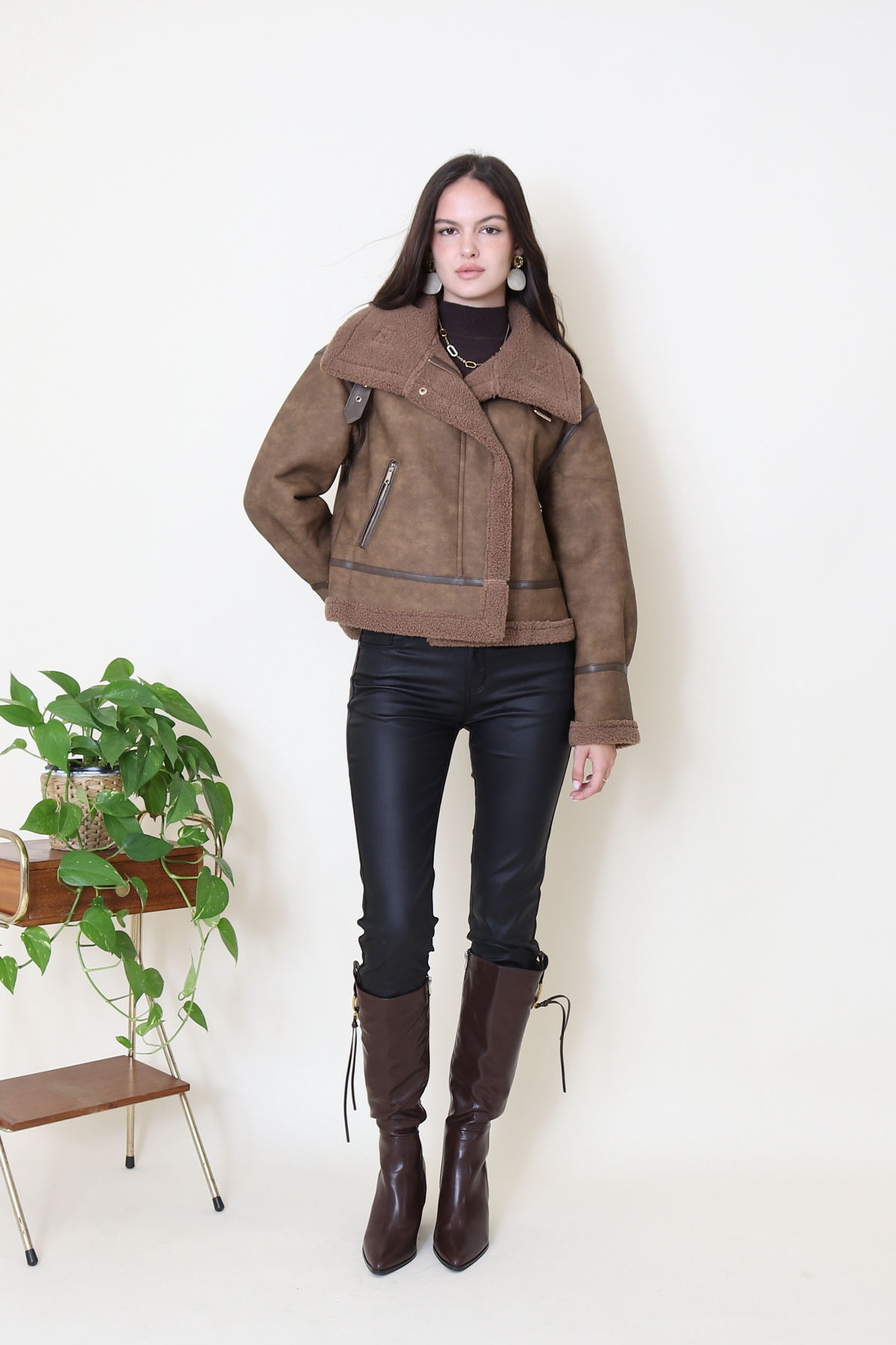 Grossiste Softy Paris - Veste aviateur bi matière