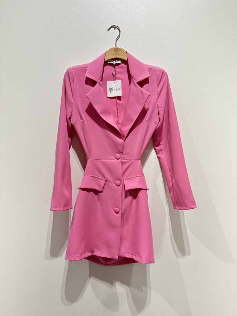 Grossiste SOGGO - Robe blazer , dos ouvert