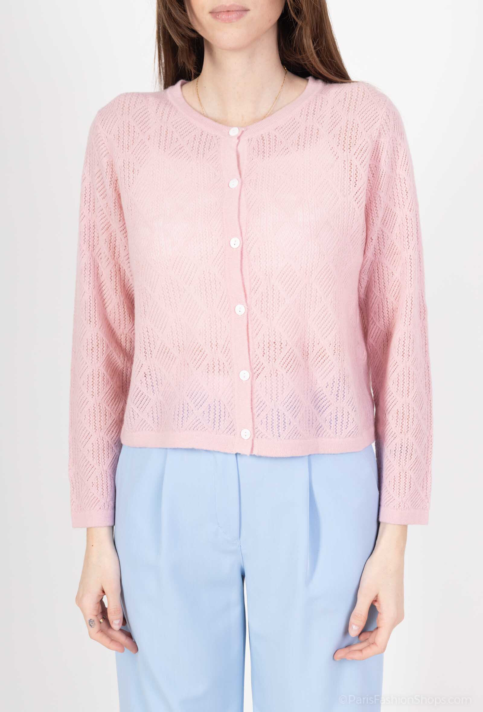Grossiste SOGGO - gilet manche longue avec bouton
