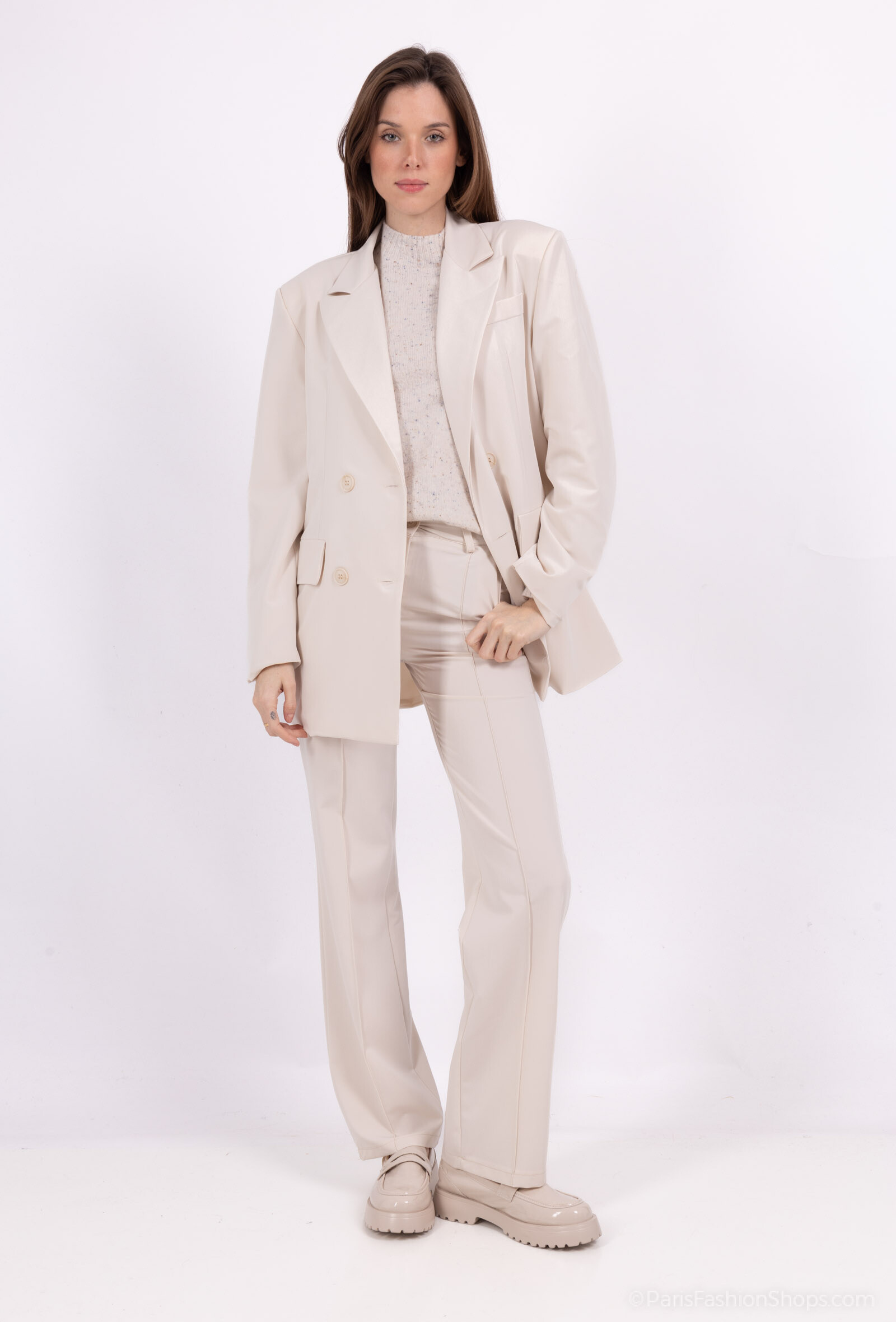 Grossiste SOGGO - pantalon blazer fluide taille élastique