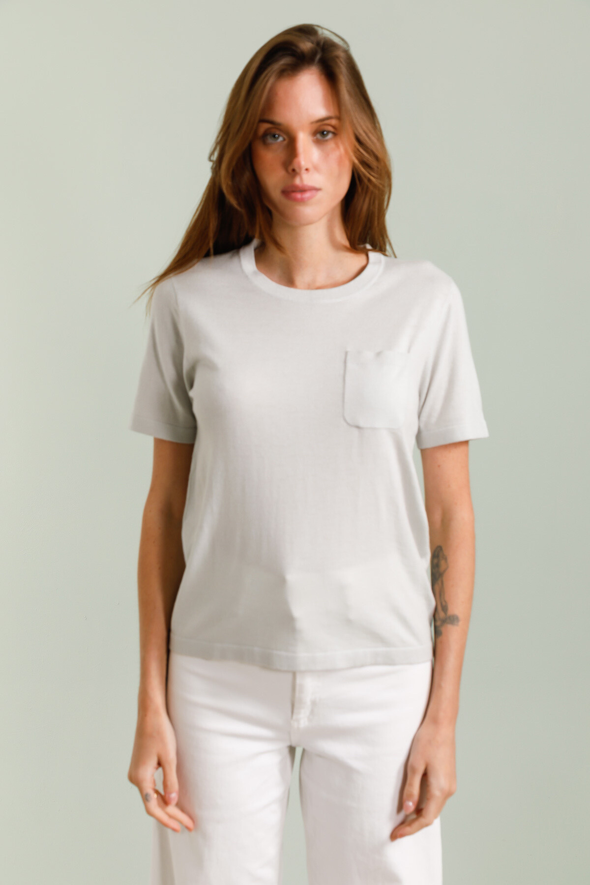 Wholesaler SOGGO - Basic fine sweater T-shirt