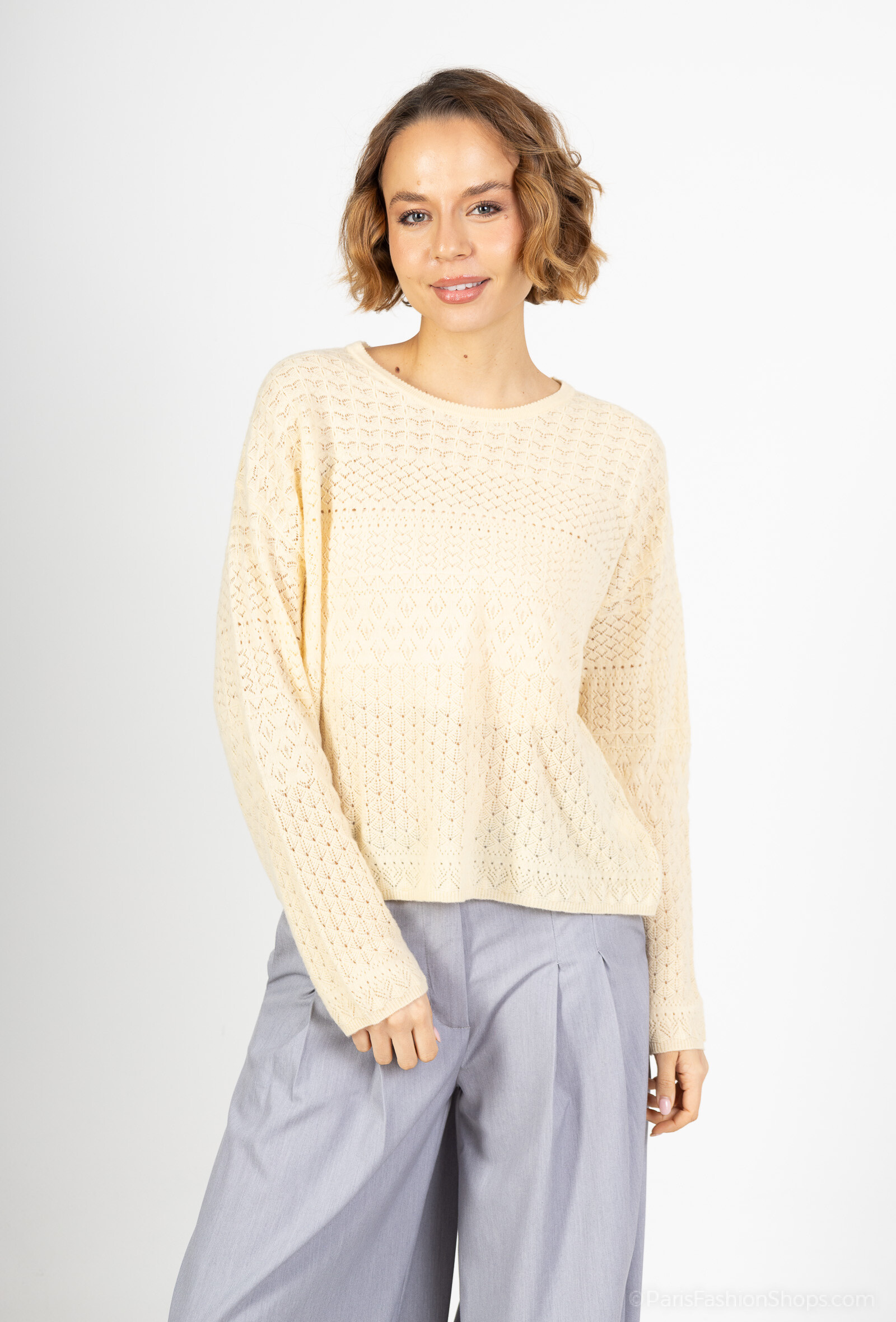 Grossiste SOGGO - Pull fin manche longue