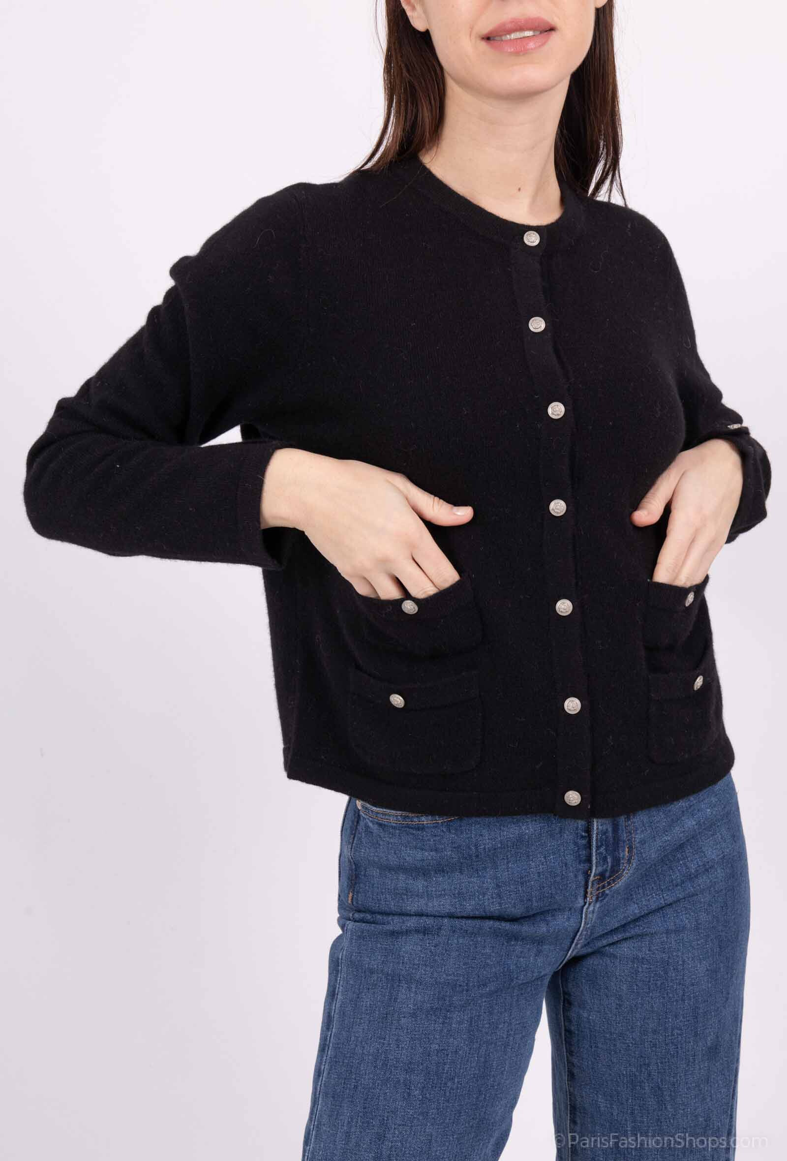 Grossiste SOGGO - gilet fin noir avec bouton et détail poche en laine