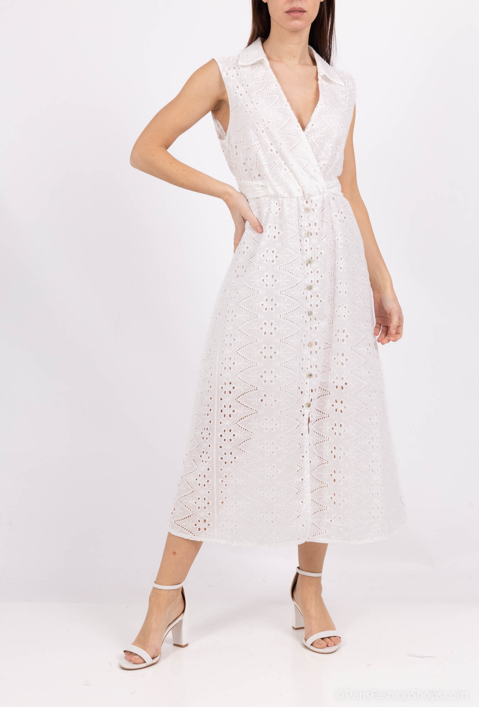 Grossiste SOGGO - robe longue broderie