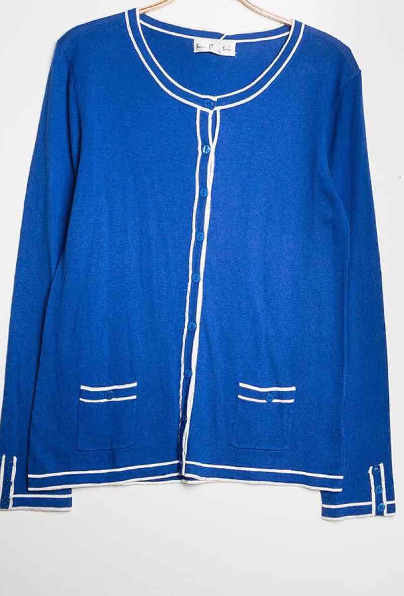 Wholesaler Soie pour Soi - Cardigan with contrasting border
