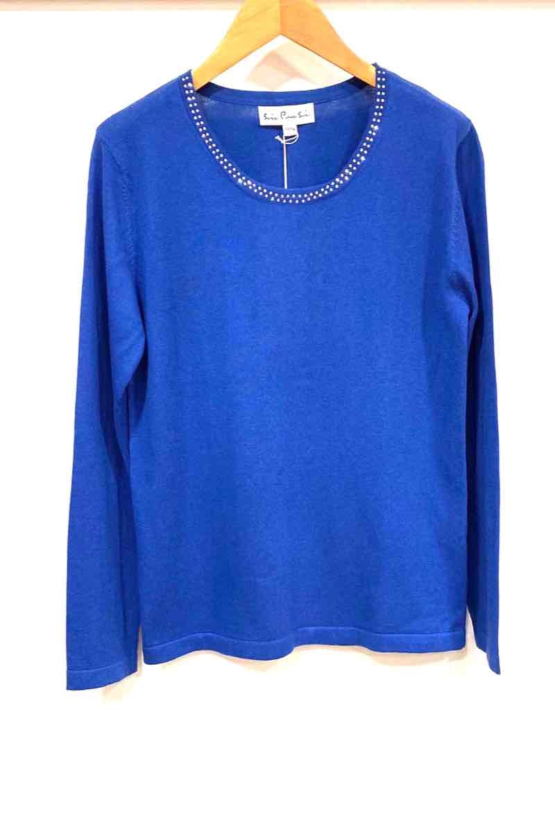 Wholesaler Soie pour Soi - Silk cotton sweater with strass