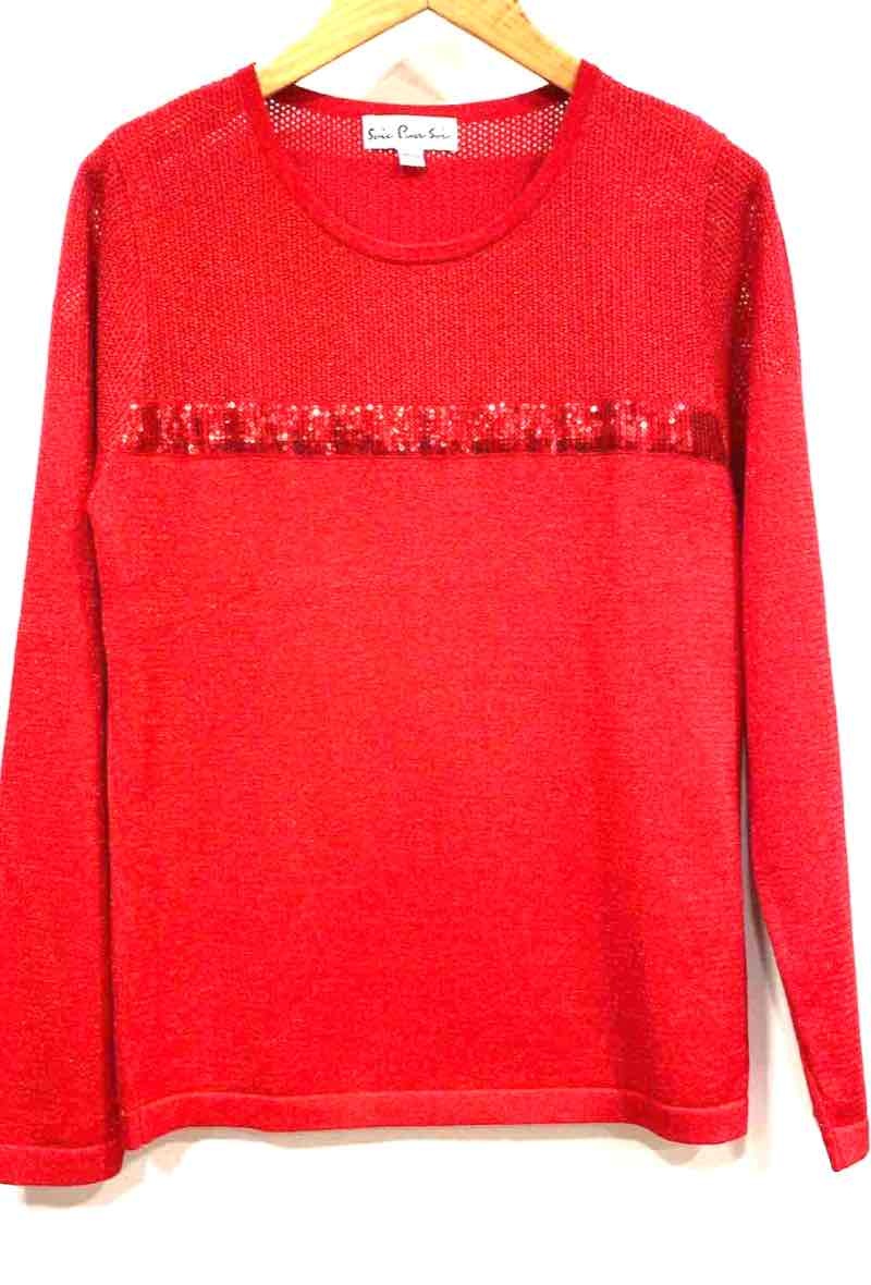 Wholesaler Soie pour Soi - Shiny cotton silk sweater