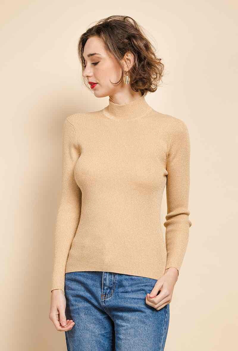 Wholesaler Soie pour Soi - Shiny silk sweater