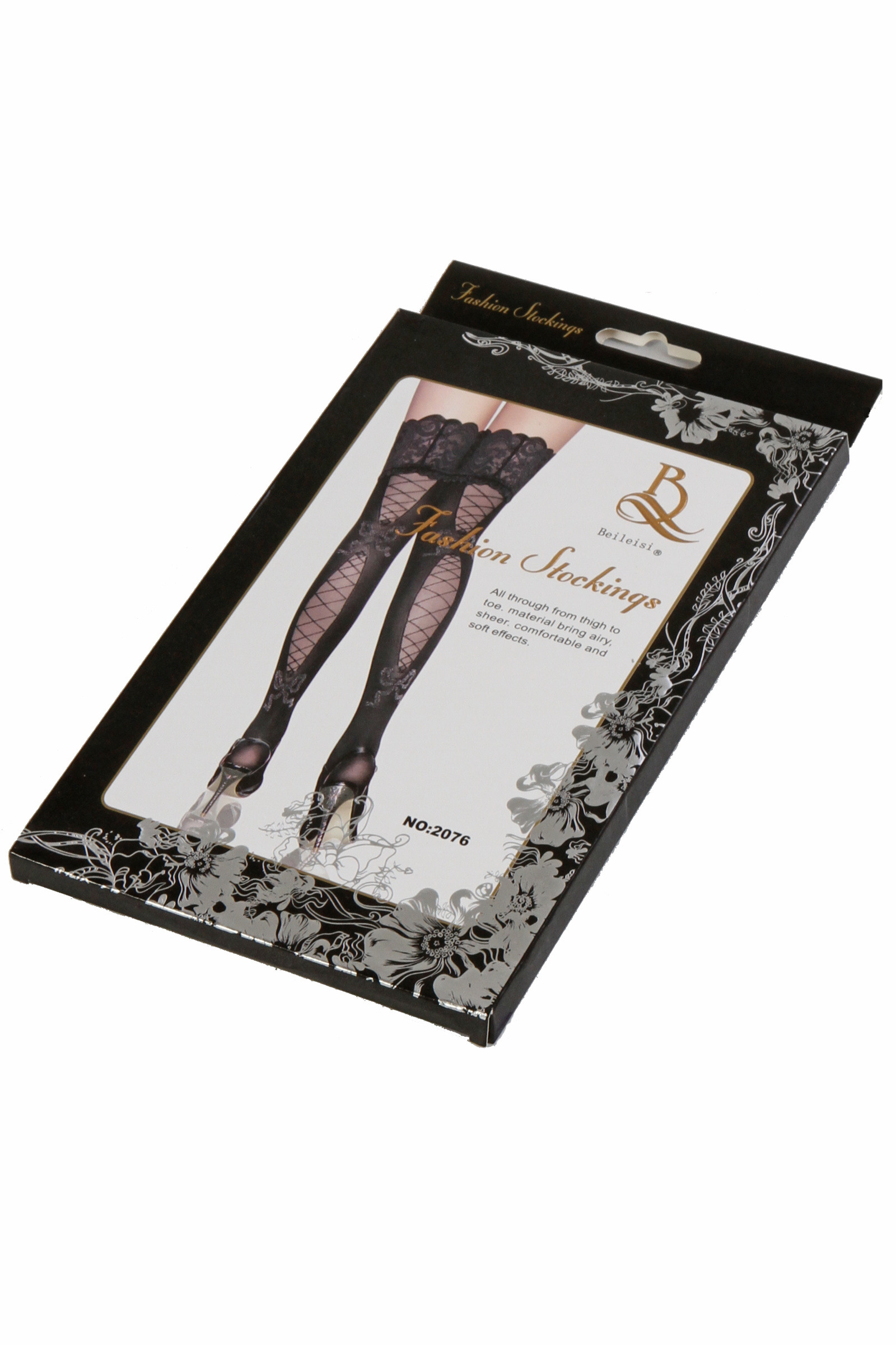 Grossiste SOISBELLE - Bas autofixants avec effet laçage corset - Beileisi®