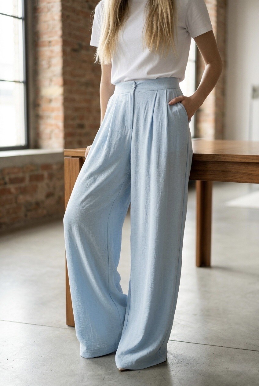Wholesaler SOKY & SOKA - Riviera Casual Chic Fluid Pants