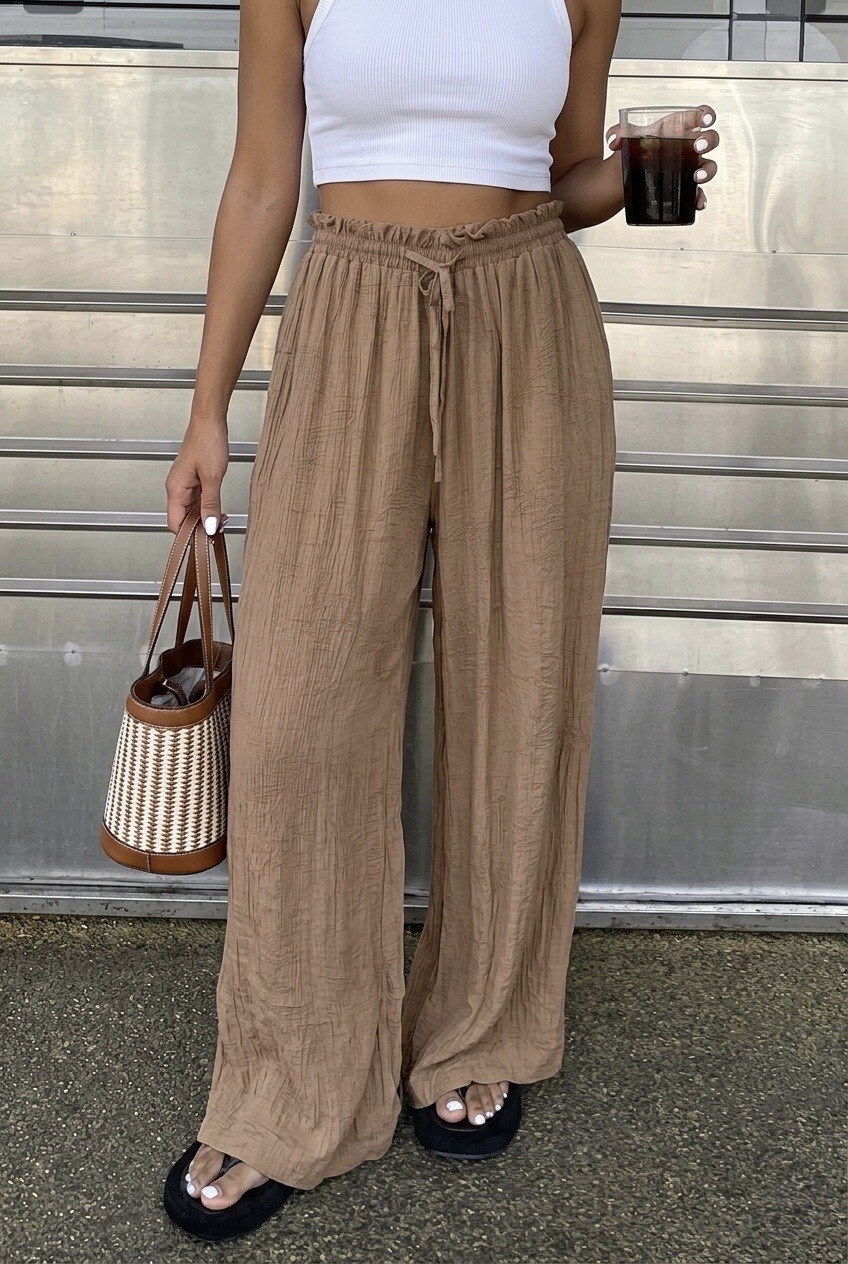 Grossiste SOKY & SOKA - Pantalon Bohème Riviera Relax Chic