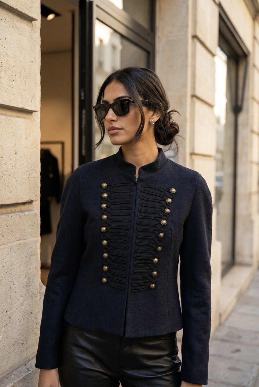 Grossiste SOKY & SOKA - Veste femme officier boutons dorés