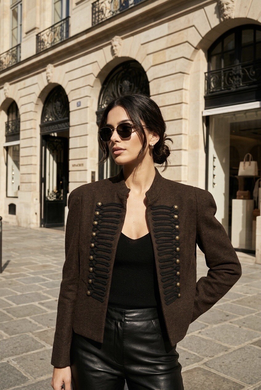 Grossiste SOKY & SOKA - Veste femme officier boutons dorés