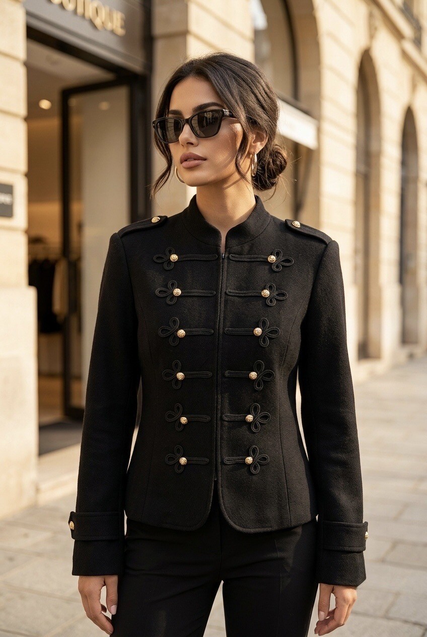 Grossiste SOKY & SOKA - Veste femme officier boutons dorés
