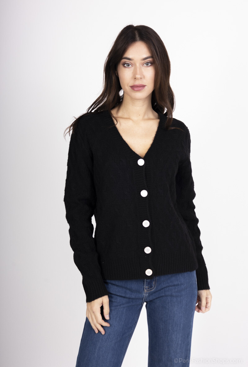 Wholesaler Soleil Star - Buttoned knit vest
