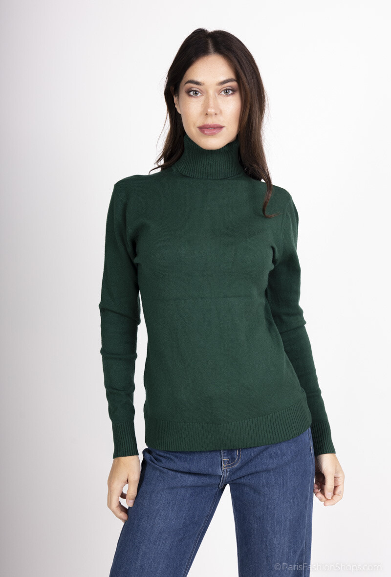 Wholesaler Soleil Star - Basic turtleneck sweater