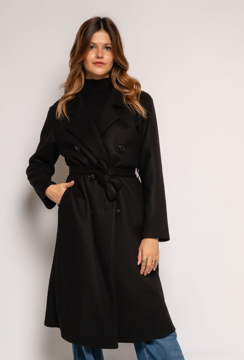 Wholesaler Soleil Star - Felt trench coat