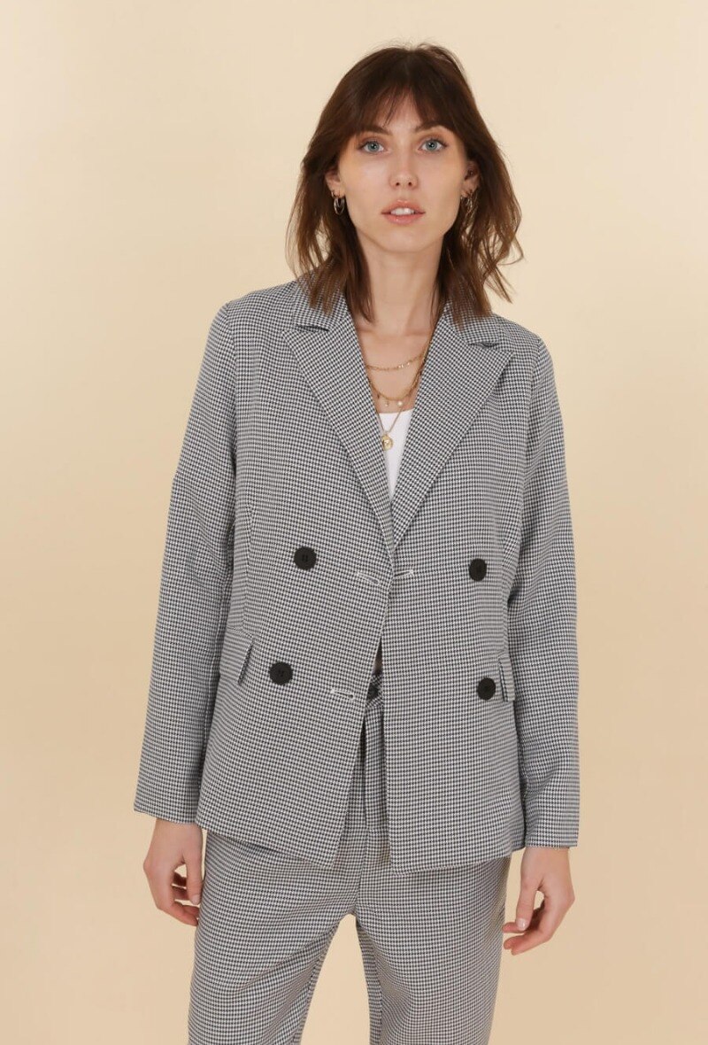 Grossiste Sophyline - Veste pied de poule