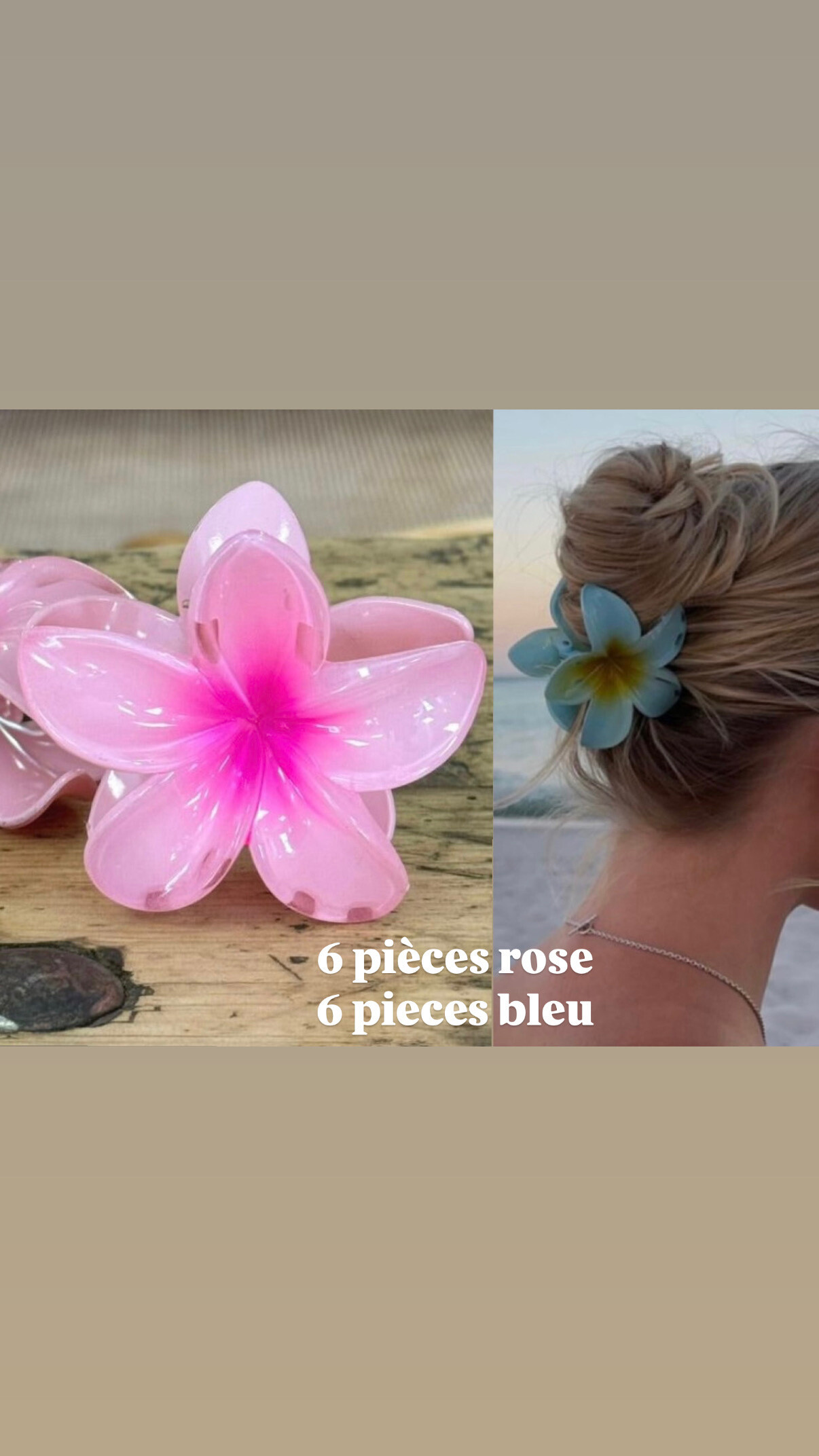 Mayorista Soy & Co - Clips para el cabello de flores