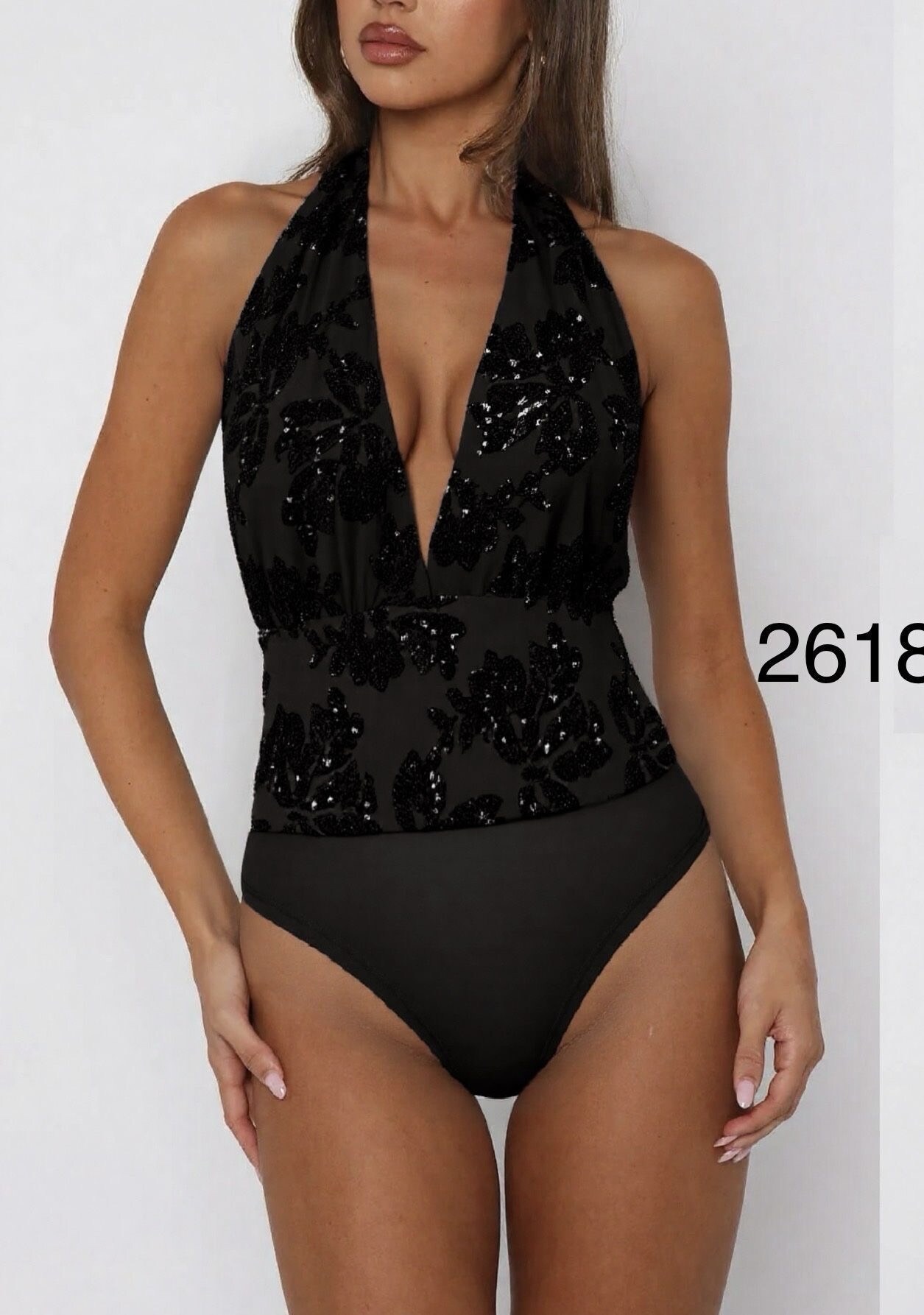 Wholesaler Soy & Co - Sequined mesh bodysuit