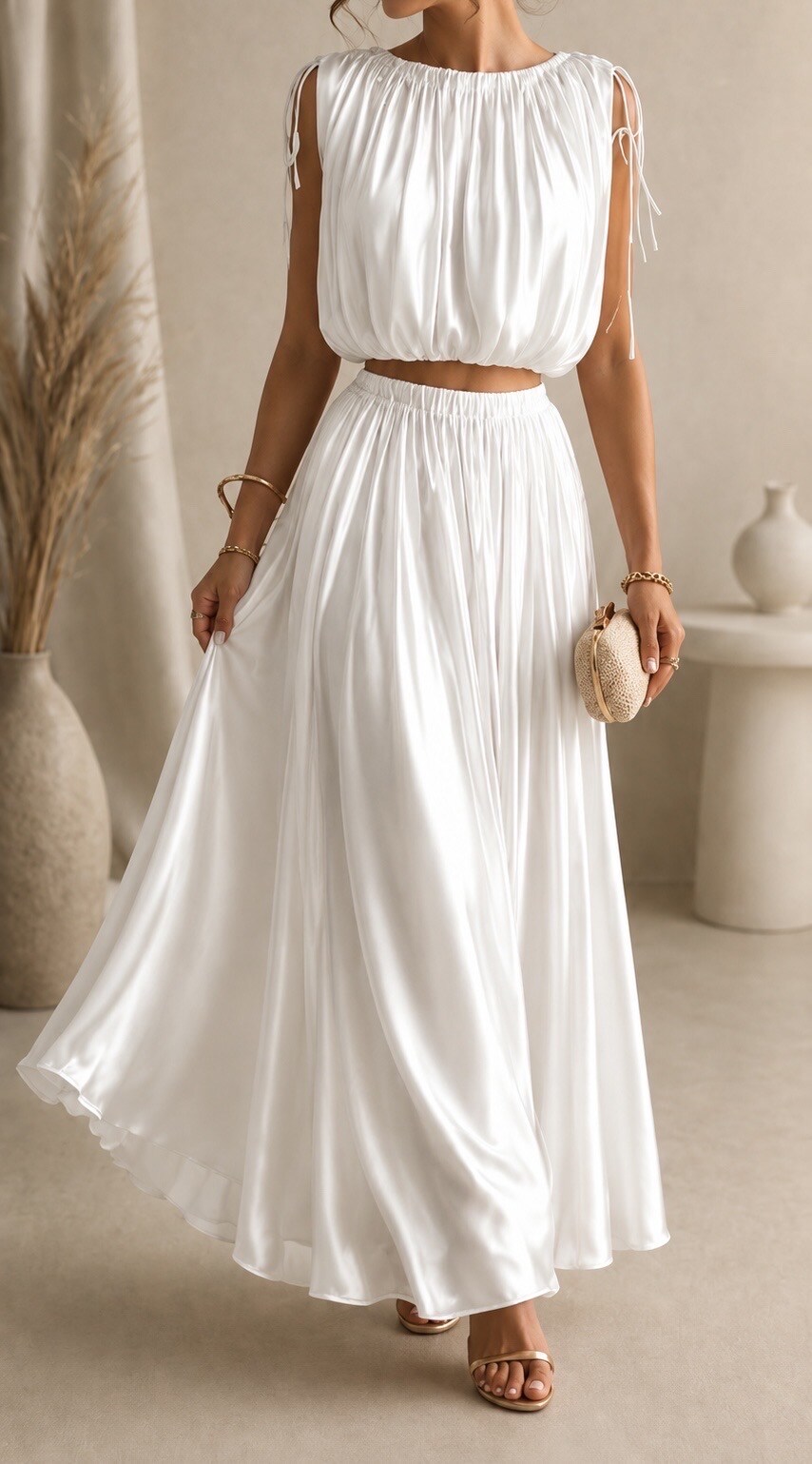Wholesaler Soy & Co - Light satin set