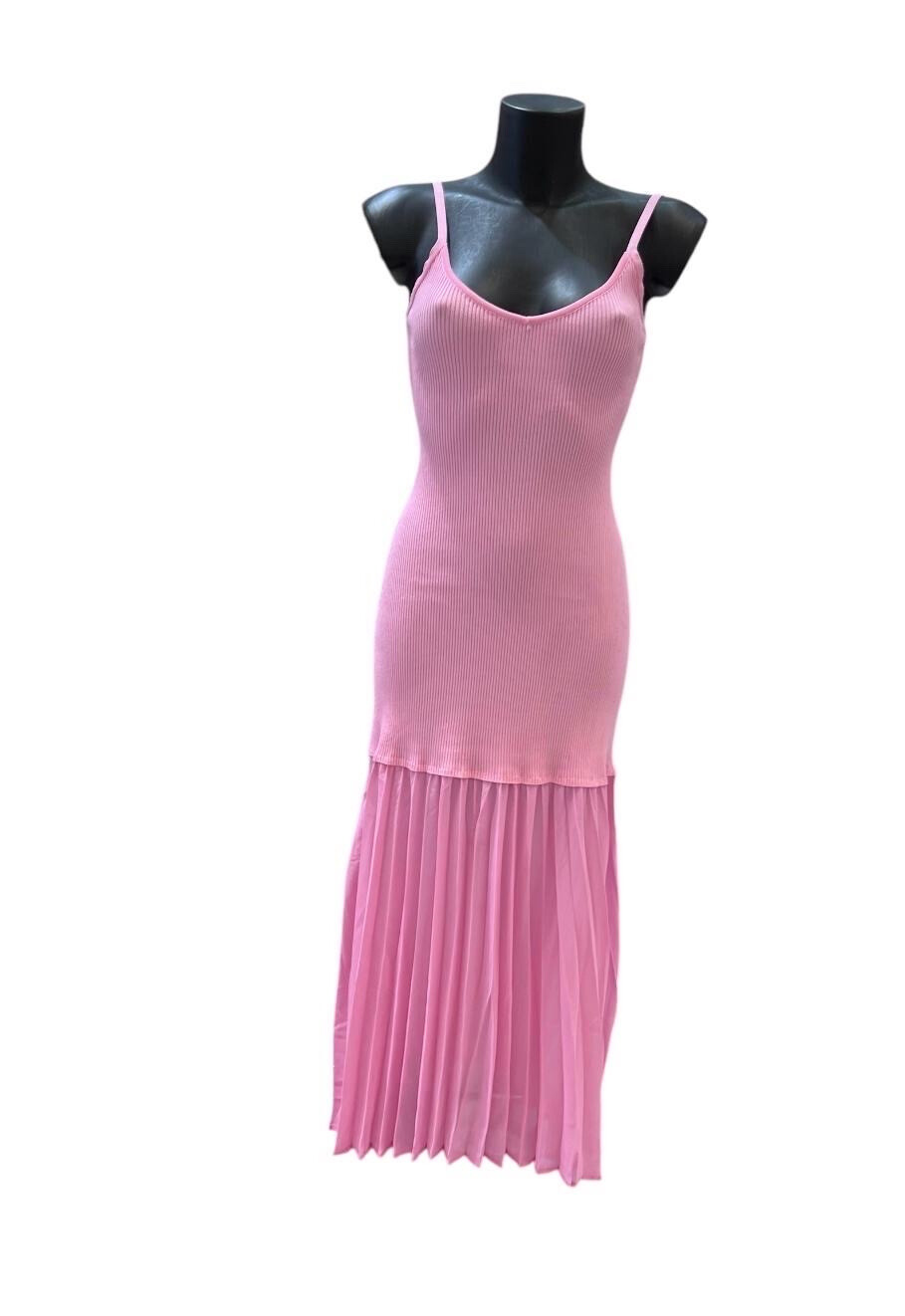 Grossiste Soy & Co - robe bi matière maille et voile