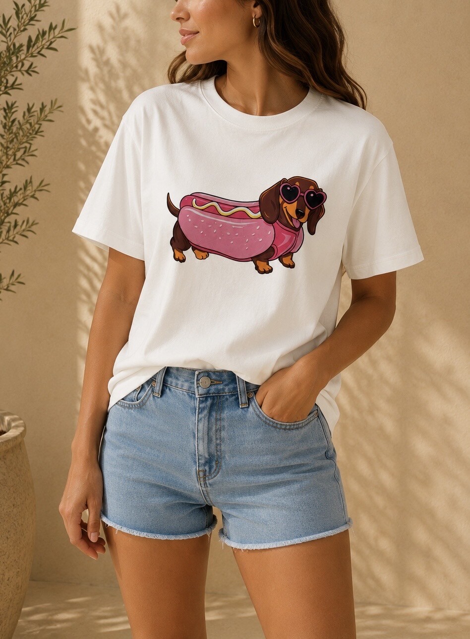 Wholesaler Soy & Co - Dachshund print t-shirt