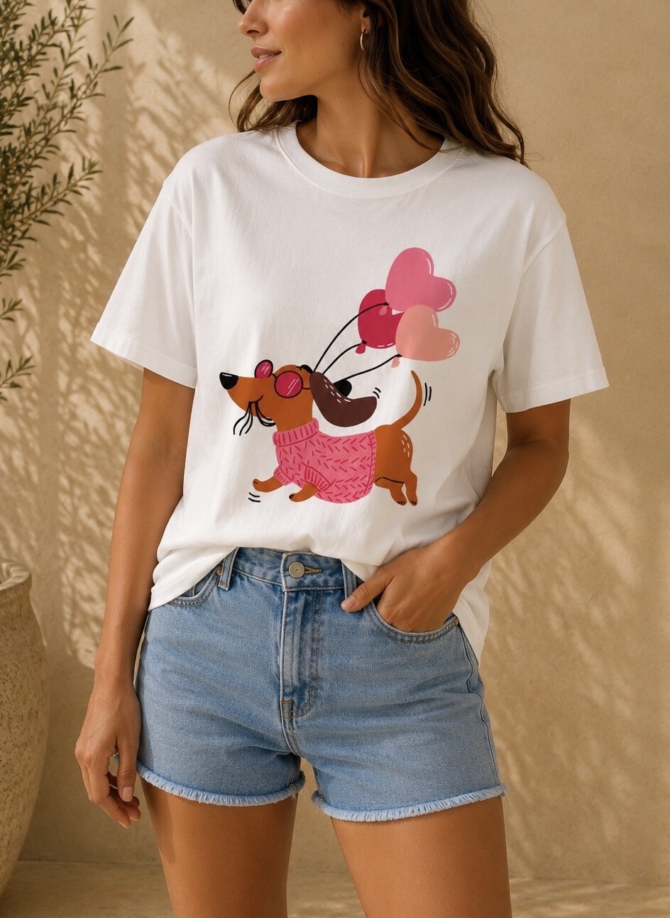 Wholesaler Soy & Co - Balloon dog print t-shirt