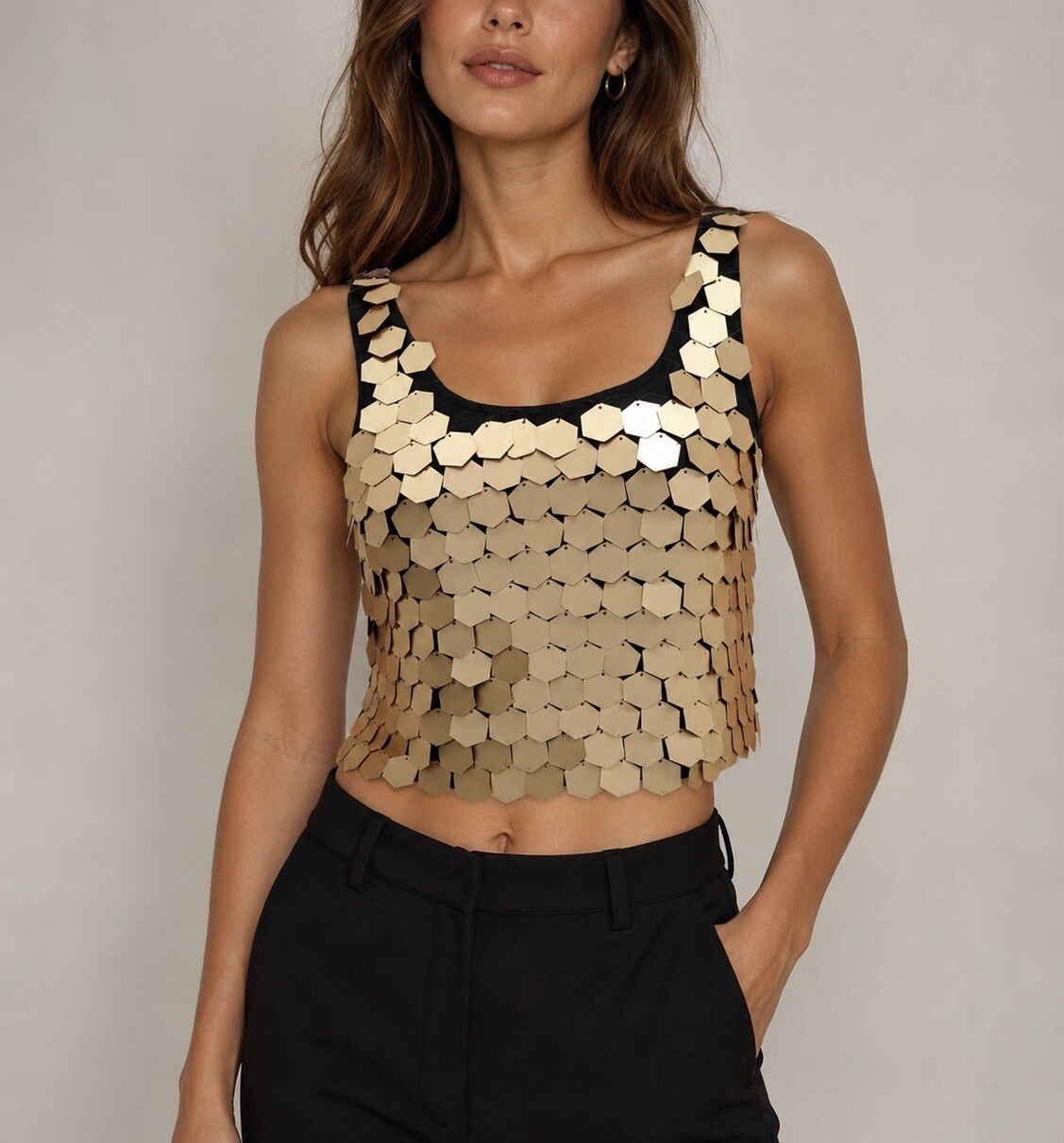 Wholesaler Soy & Co - Big sequin top