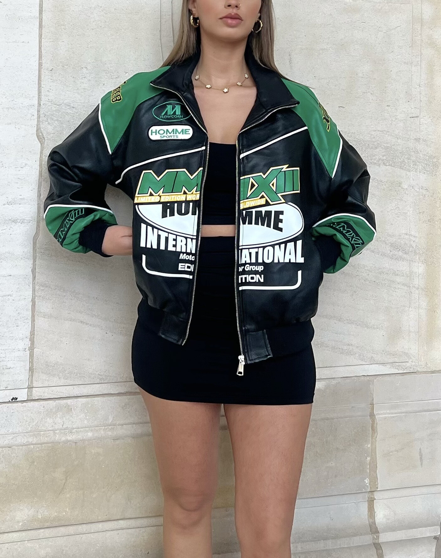Wholesaler Soy & Co - Oversized biker jacket
