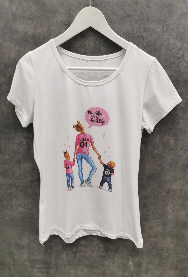 Mayorista Squared & Cubed - Camiseta de adulto colección Mini Me "QUEEN"