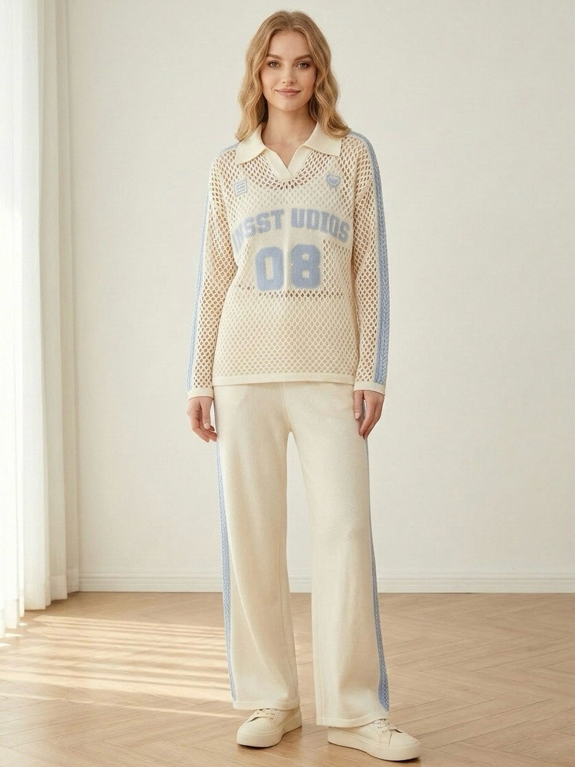 Grossista STELLA - Set polo e gonna sportiva in rete traspirante, completo da tennis da donna leggero e confortevole, stile athleisure casual chic