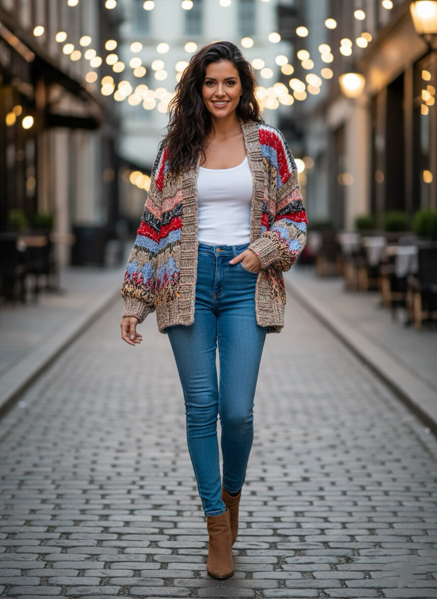 Grossiste STELLA - Gilet à col en V