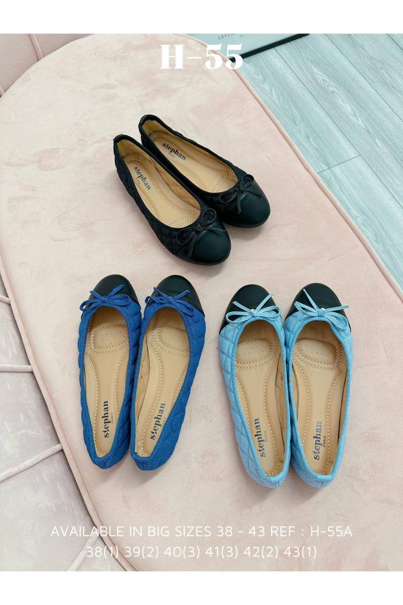Grossiste Stephan Paris - Ballerines en jeans