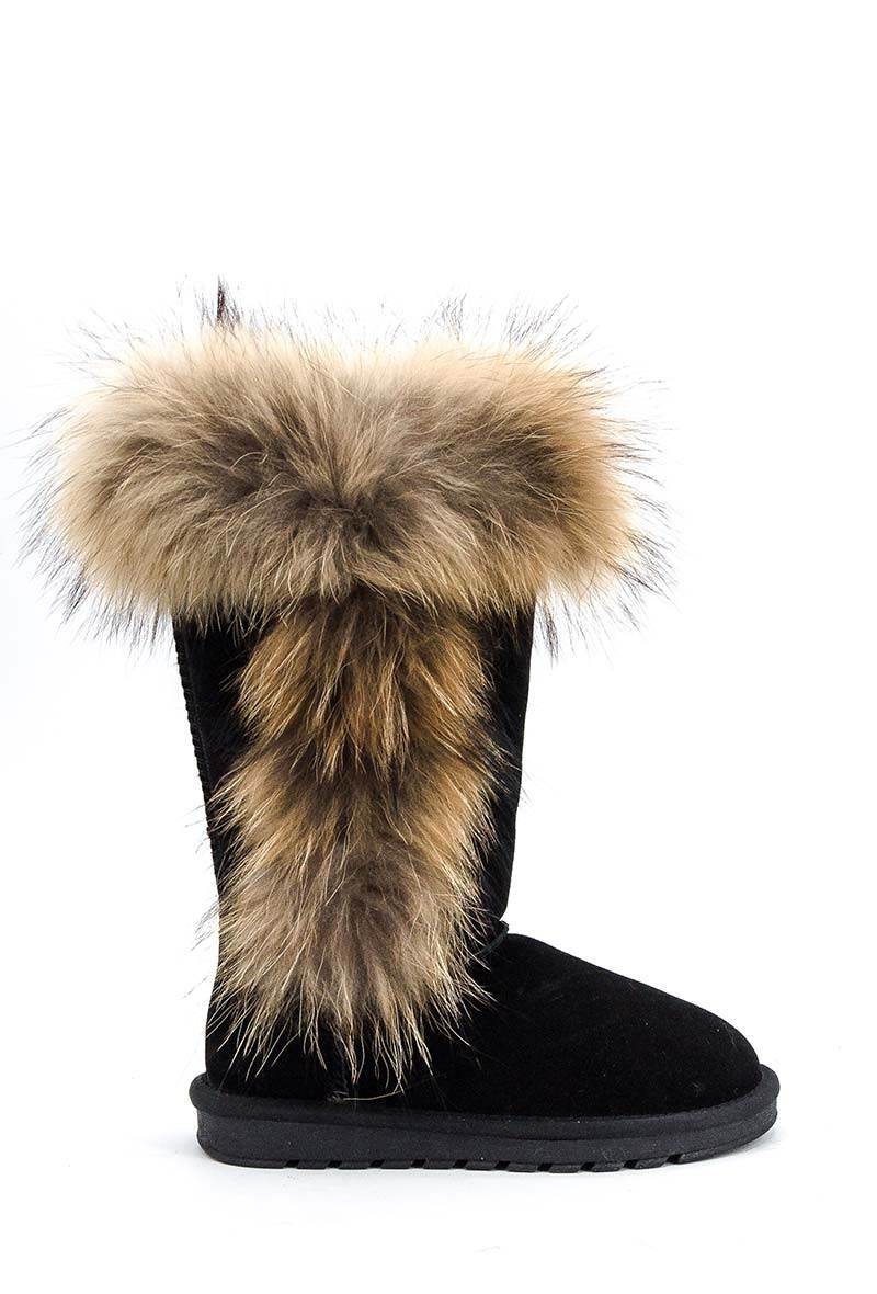 Grossiste Stephan Paris - BOTTE FOURREE EN CUIR